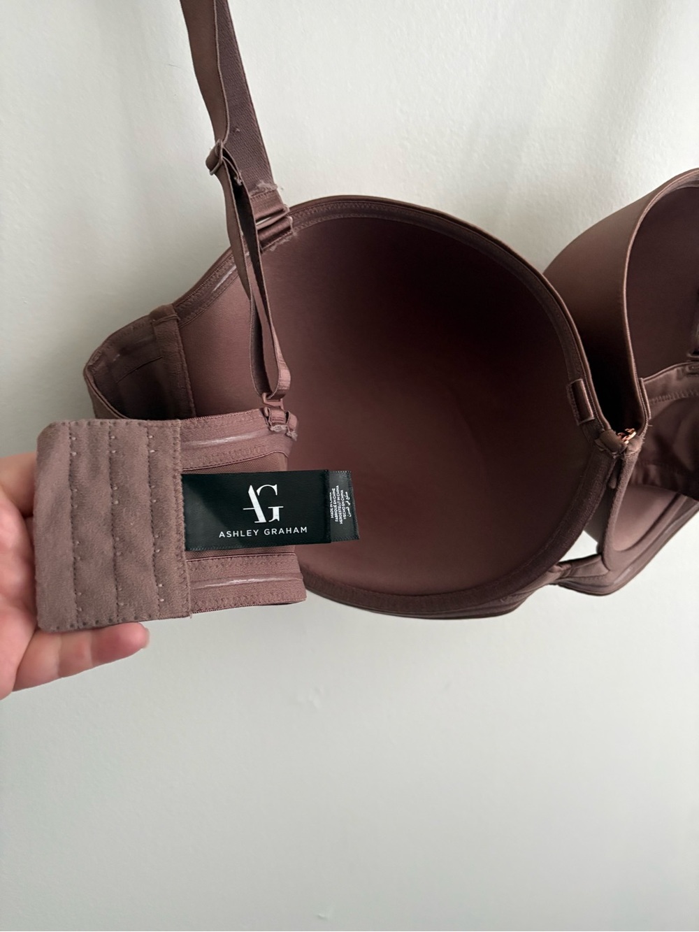 NWOT Ashley Graham x Addition Elle Convertible Strapless Bra Mocha 44G - Picture 8 of 8
